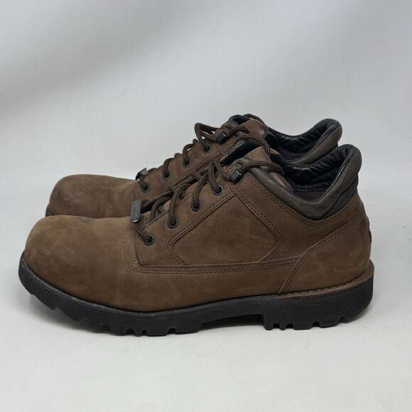 Rockport Waterproof Chukka Boots Mens 13 N Narrow Brown Leather Preppy Gorpcore - Picture 2 of 16